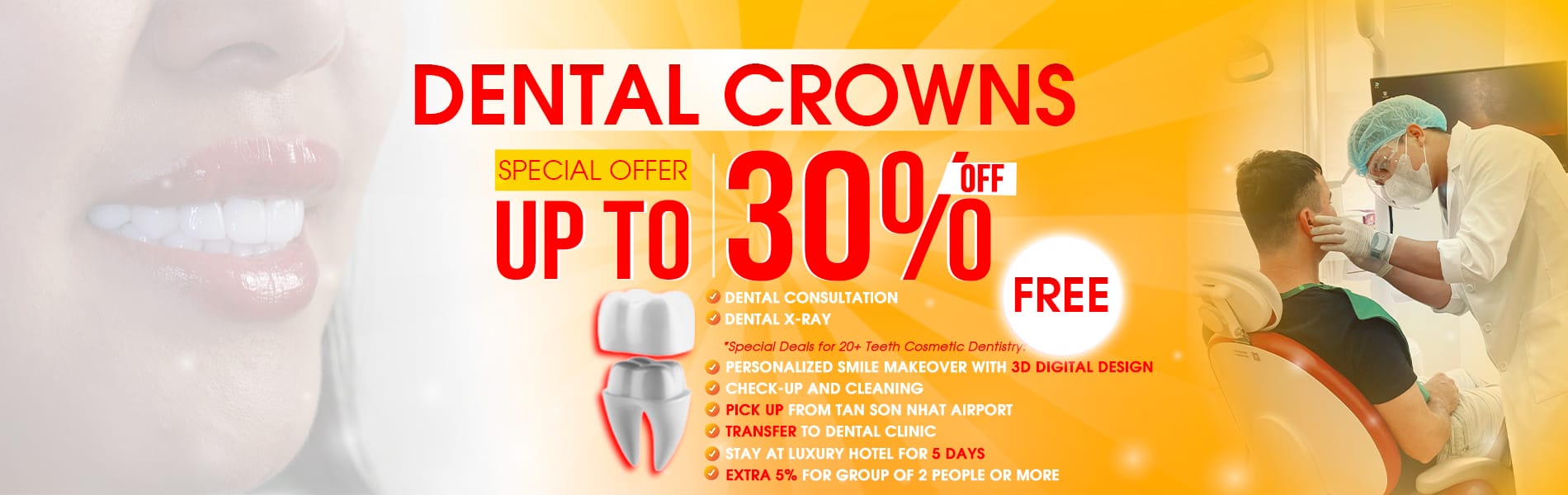 dental crowns promotion