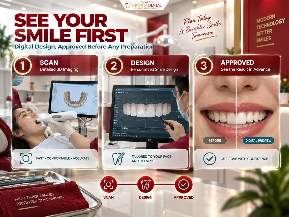 Digital Smile Design mock-up process