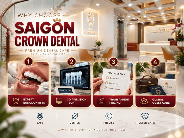 Saigon Crown Dental for Root Canal Treatment
