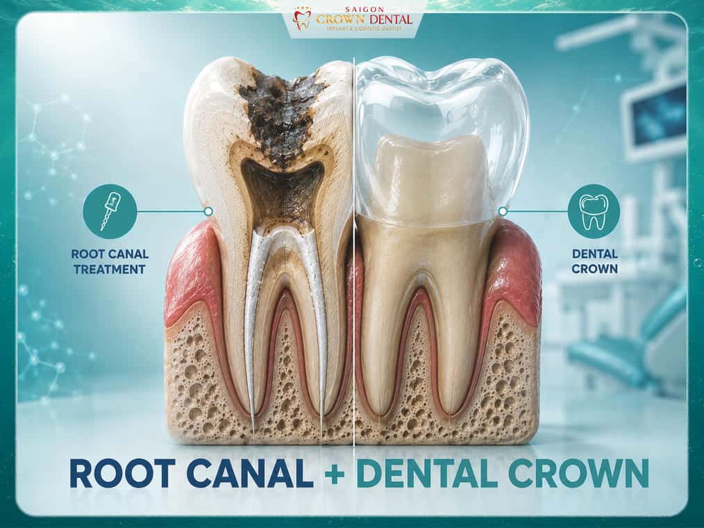 Crown and Root Canal Difference