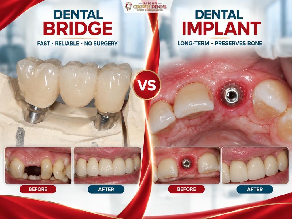 Dental Bridge and Dental Implant