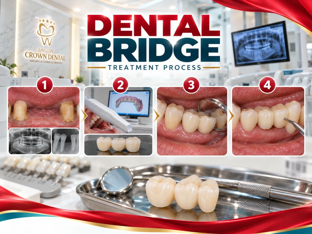 Dental Bridge treatment process