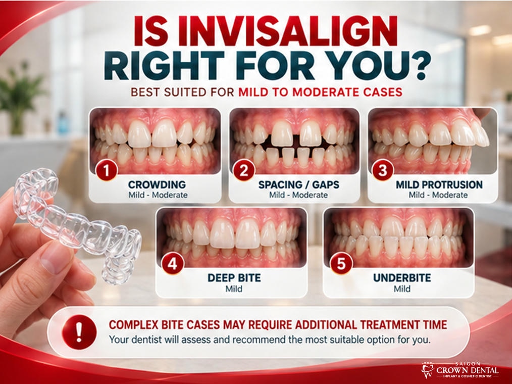 Dental Cases Suitable for Invisalign Treatment