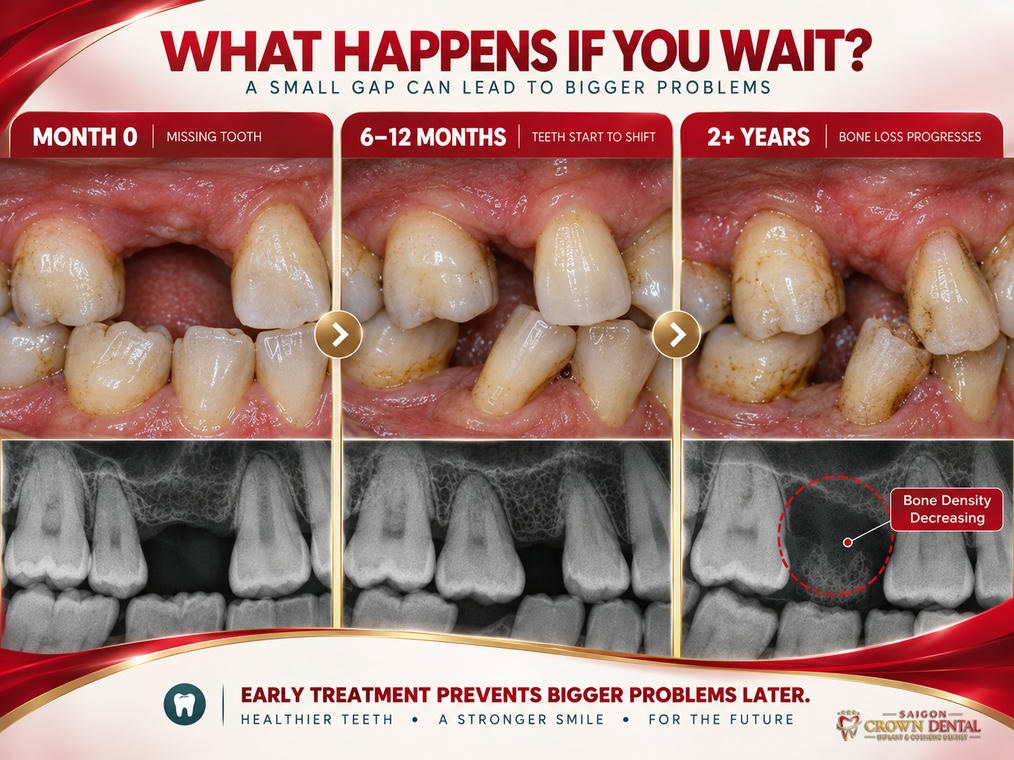 What happens if you delay replacing a missing tooth What happens if you delay replacing a missing tooth