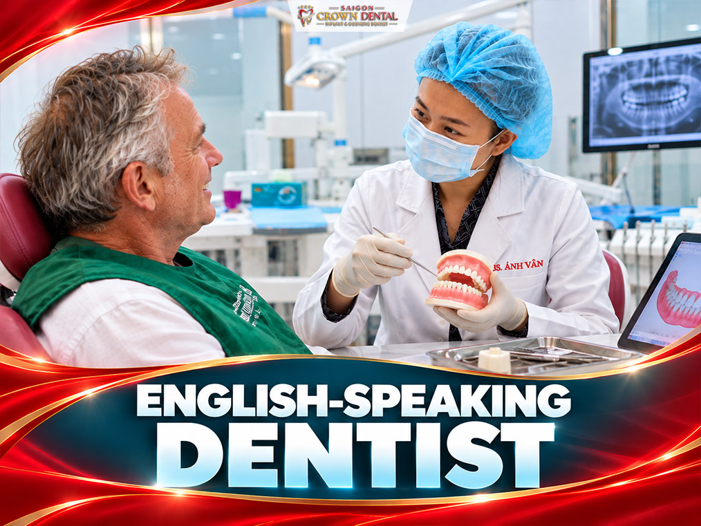 A fluent English-speaking dentist