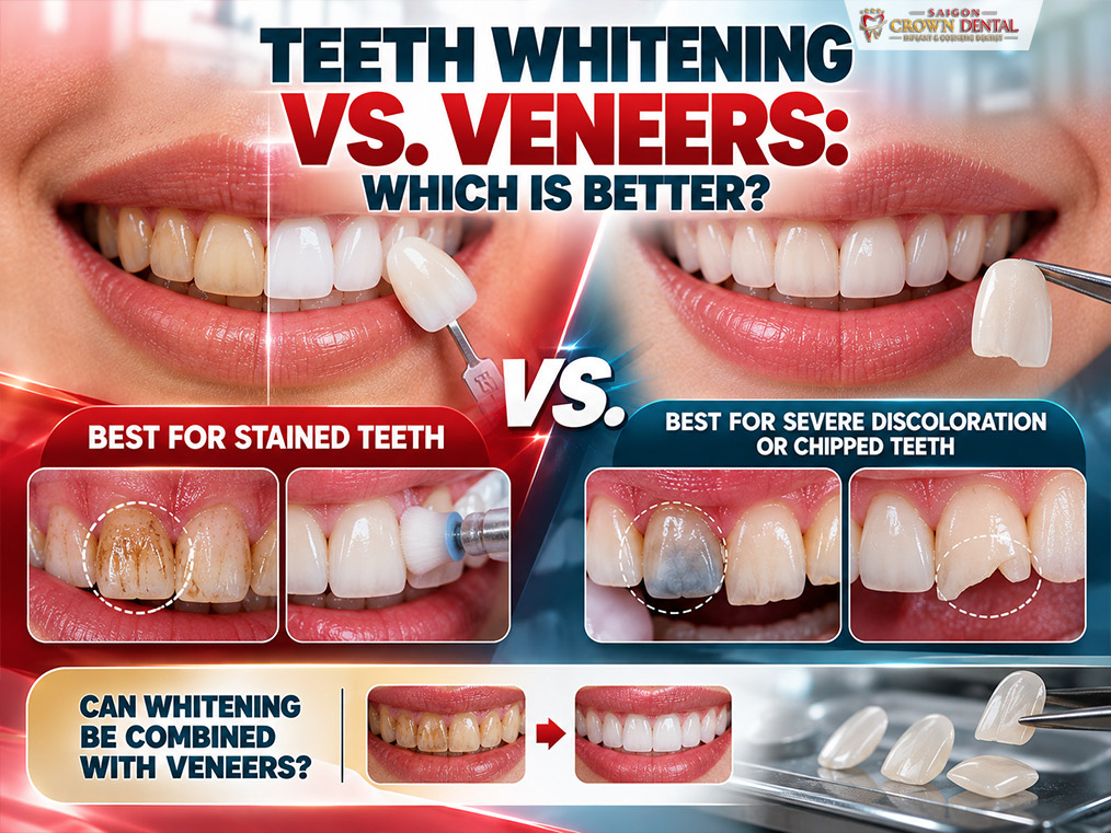 Teeth Whitening vs. Veneers