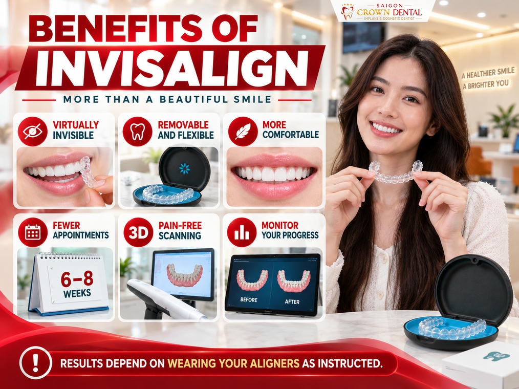 Lợi ích của niềng răng Invisalign