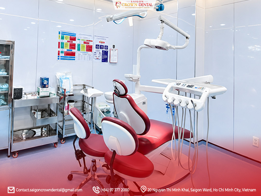 CDC-Standard Hygiene - Clean Treatment Room Saigon Crown Dental