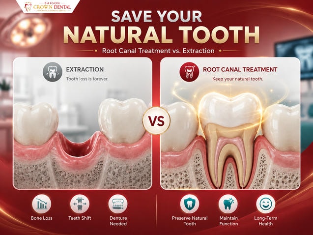 Điều trị tủy và nhổ răng